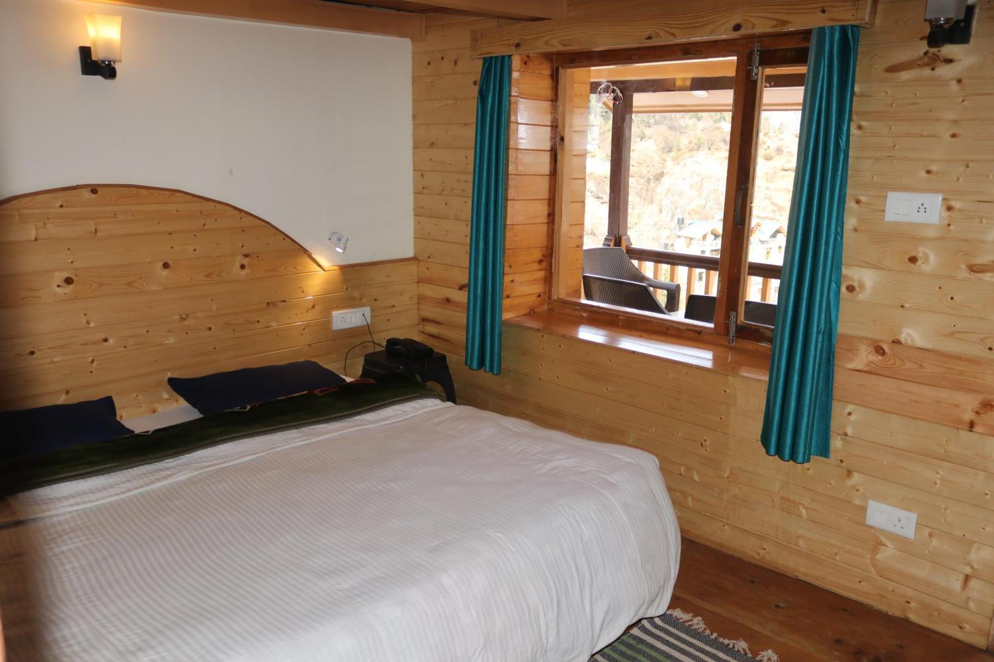 Forest Wood Cottage Manāli Esterno foto
